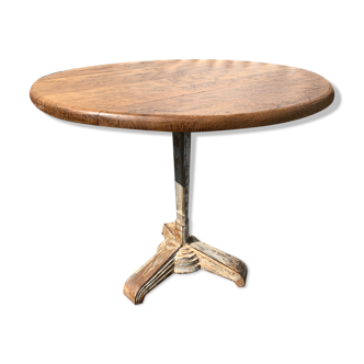 Old round bistro table