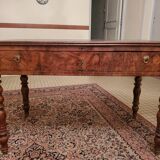 Louis Philippe mid-size mahogany desk