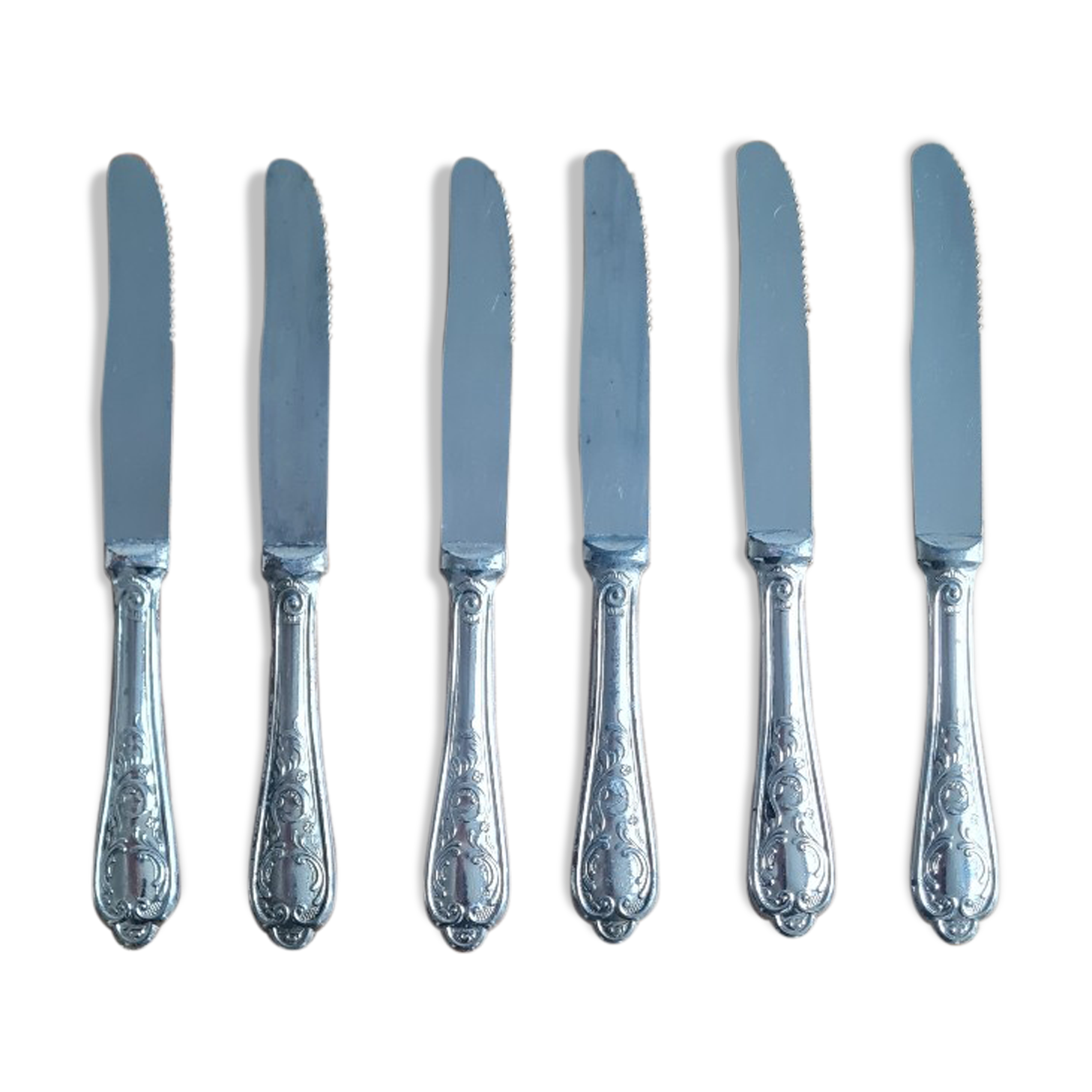 Service de 6 couteaux en inox