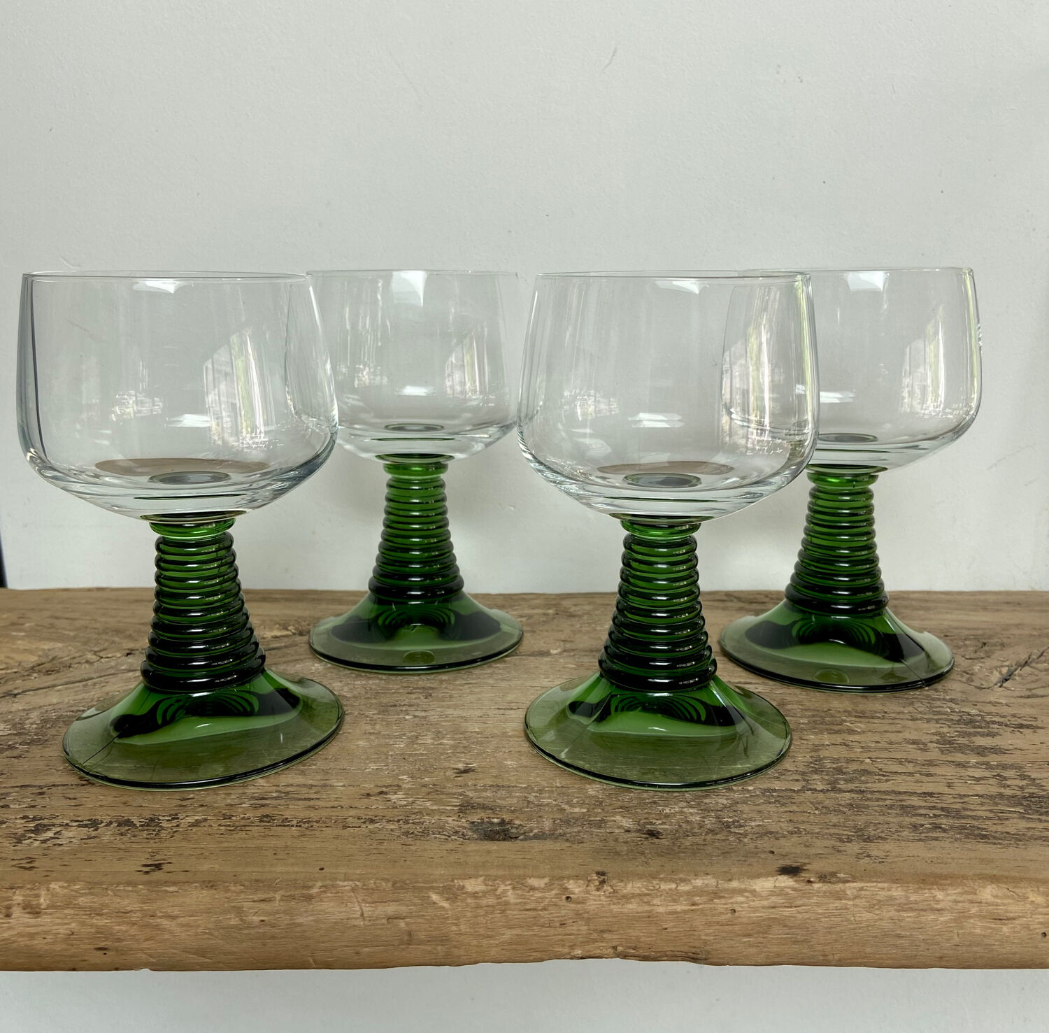4 Alsace green feet glasses