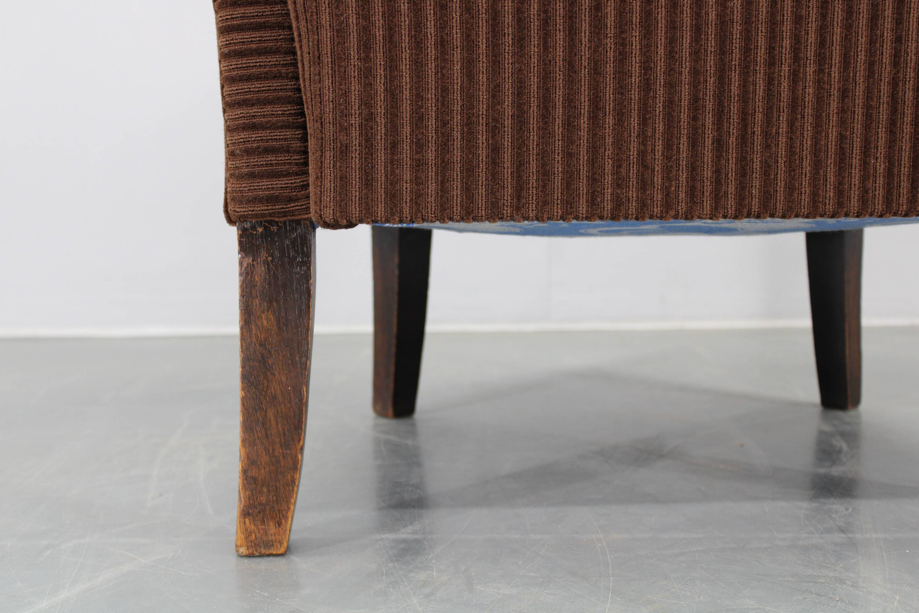 1940s Club Armchair, Czechoslovakia