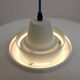 Vintage David Mogensen White Pendant Lamp, Super Light A/S, Danish Mid-Century