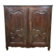Louis XV style low cabinet in walnut, 19th century