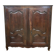 Louis XV style low cabinet in walnut, 19th century