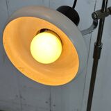 Aluminum floor lamp from the 60s