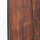 Antique Rustic Farmhouse Folk Art Painted Bridal Cabinet 1860