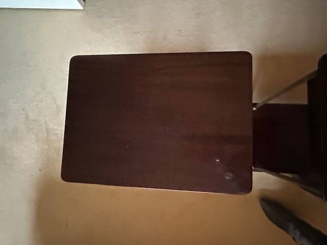 Paire de table de chevet acajou