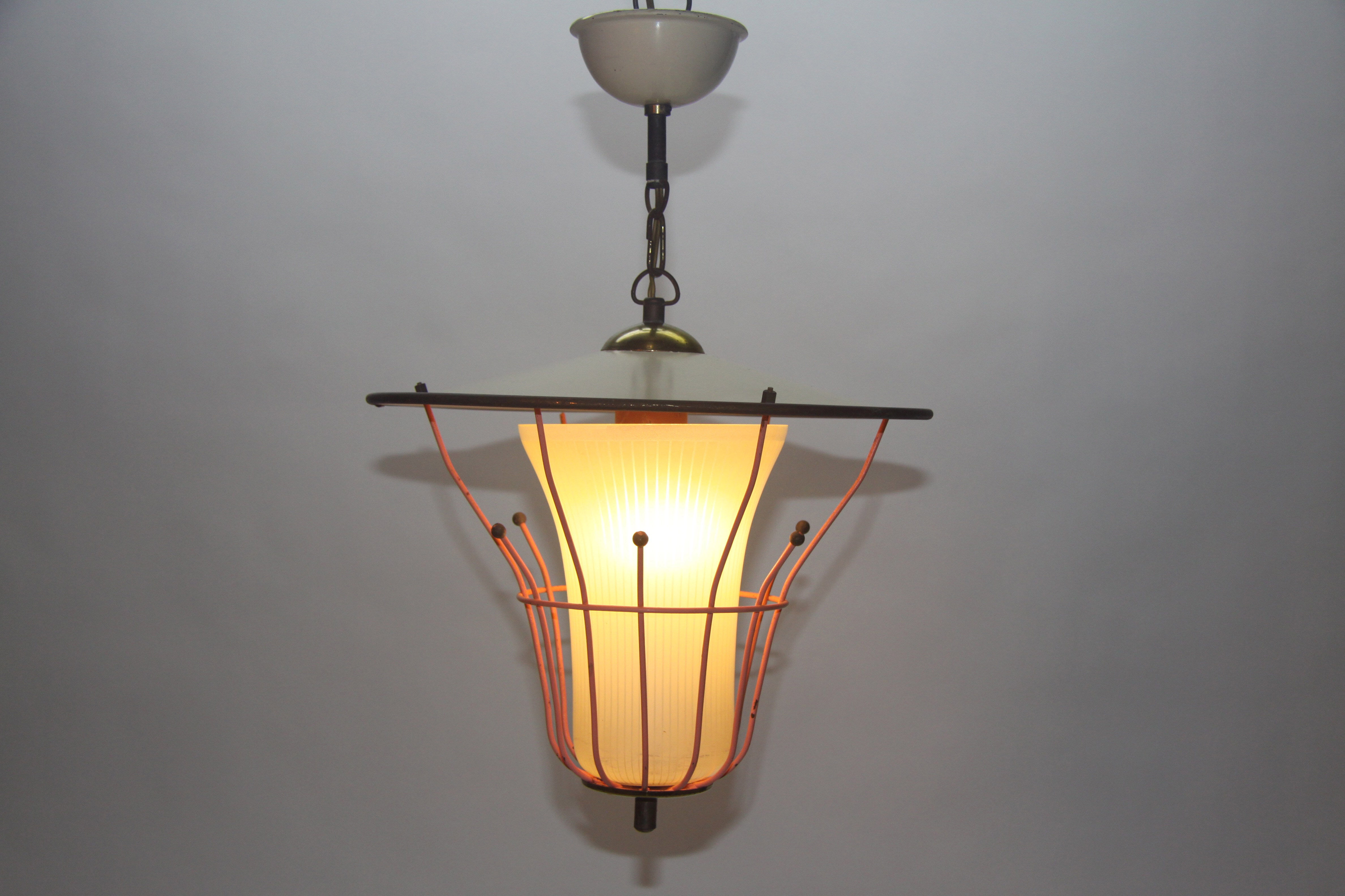 Vintage handing lamp from 1960s