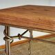 Wrought iron side table with ivy imitation