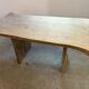 Dining table carved from solid wood - unique piece