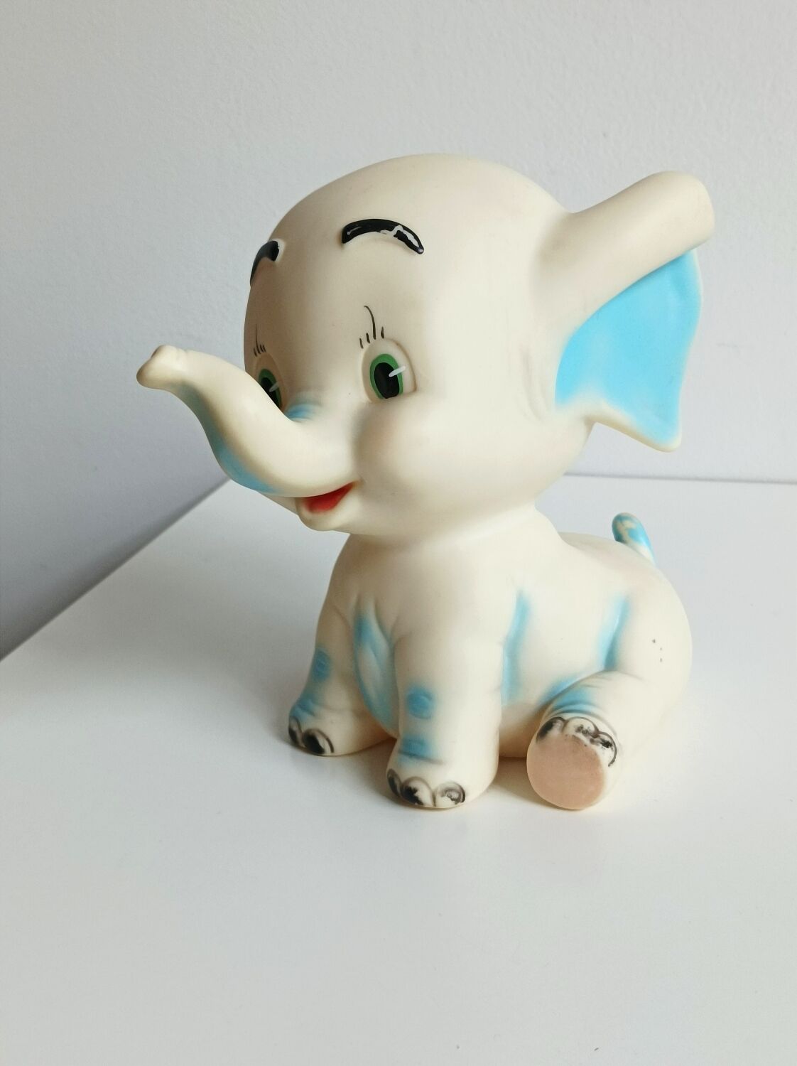 Elephant toy with whistle Famosa 70s