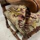Paire de fauteuils de style Louis XIII a haut dossiers plats XX siècle