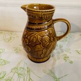 pitcher from the Sarreguemines earthenware factory