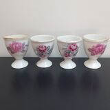 Set of 4 porcelain shells