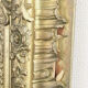 Large old fireplace Golden - contour mirror 89 cm X 121 cm