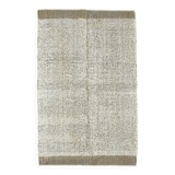 4x7 Army Green & Beige Modern Kilim Rug, 130x215Cm