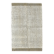 4x7 Army Green & Beige Modern Kilim Rug, 130x215Cm