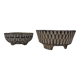 Mid-Century Concrete Planters, 1960s, Set of 2