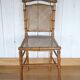 6 caned Napoleon III chairs