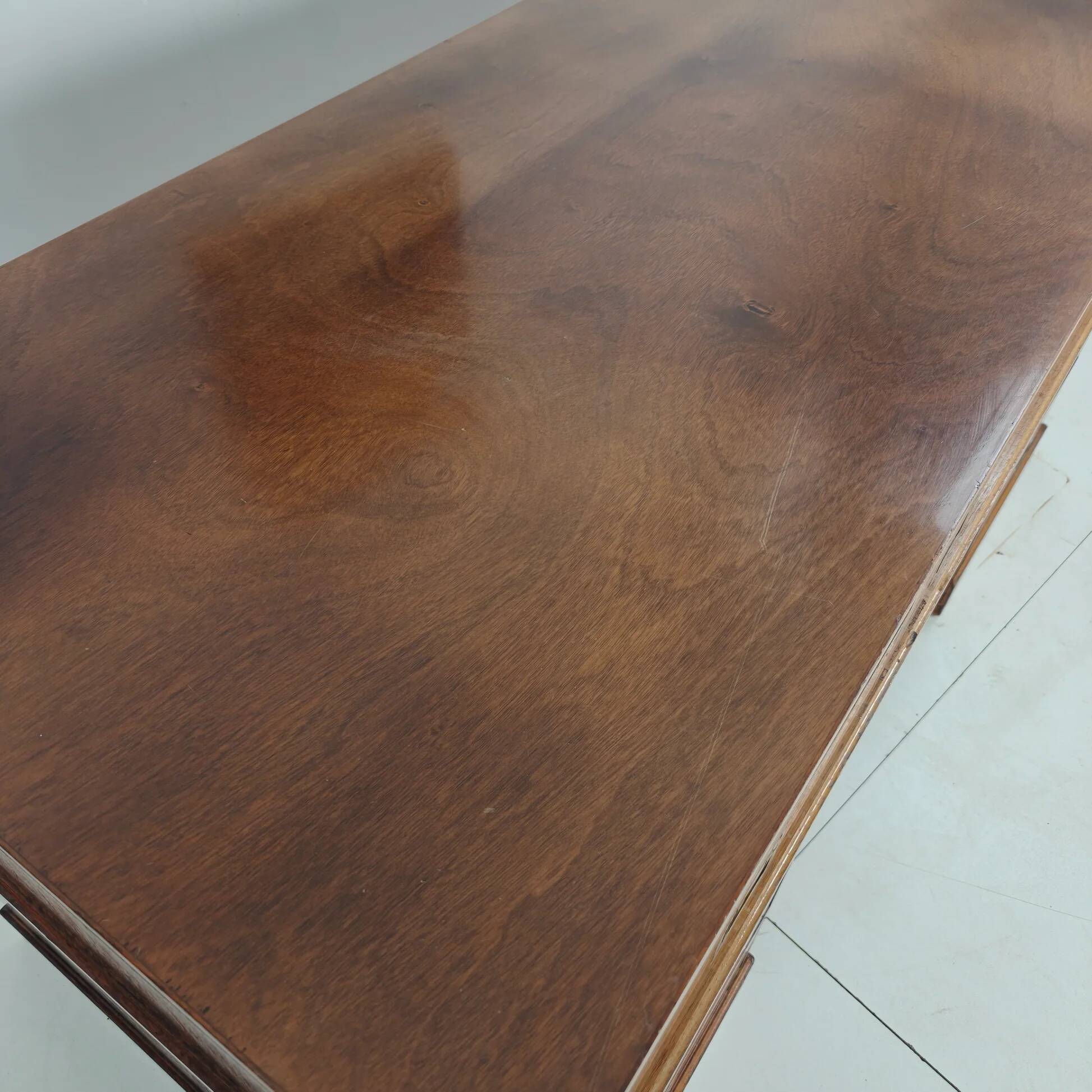 Late 20th century English campaign style desk