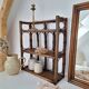 Vintage rattan shelf