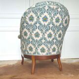 Chair padded toad floral patterns