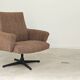 Paire de fauteuils pivotant Tchécoslovaquie 1960