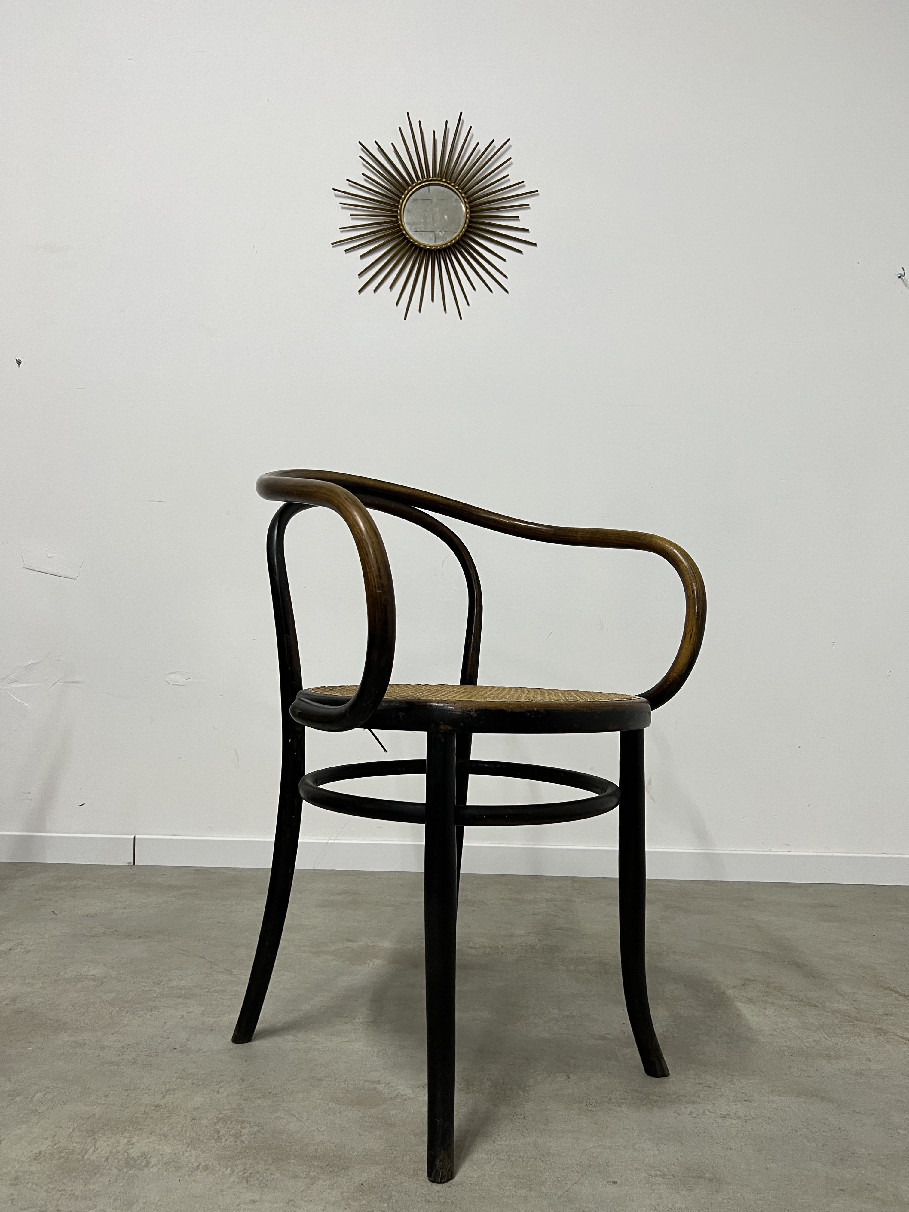 Old bentwood office chair Fischel 1930s