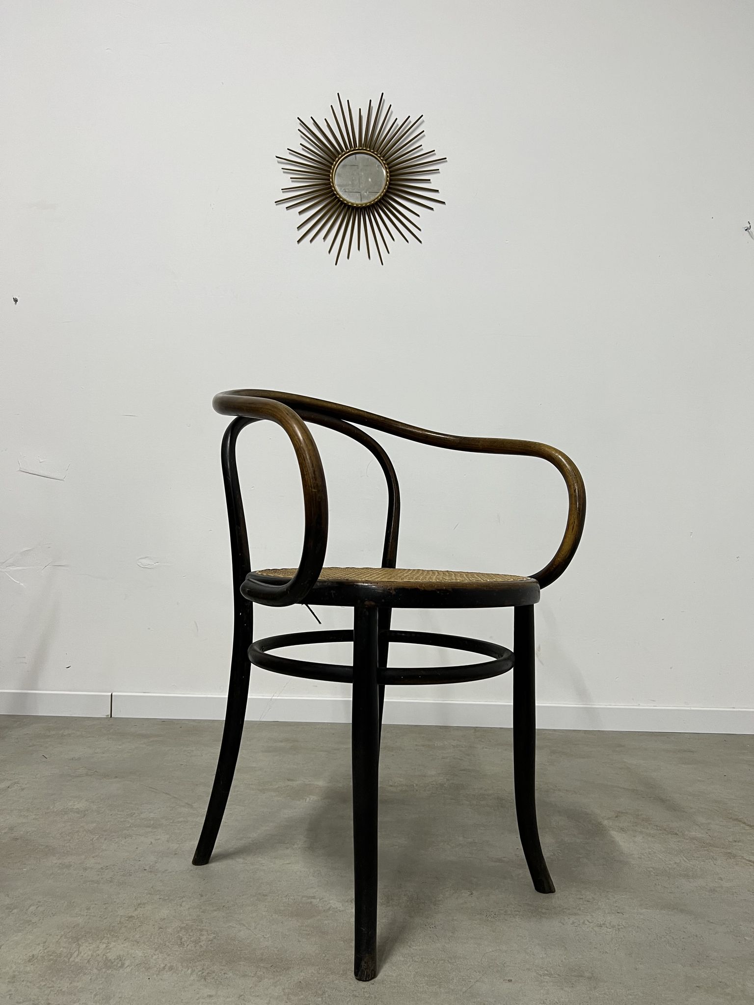 Old bentwood office chair Fischel 1930s