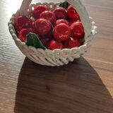 Basket of cherries