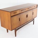 Buffet Fresco G-Plan vintage en teck massif