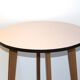 Table guéridon pieds compas