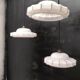 Opaline pendant lights