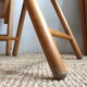 Chaises pliantes cannage et bois