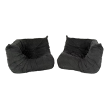 Togo Lounge Chair by Michel Ducaroy for Ligne Roset, 1980s,set of 2