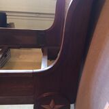 Old solid mahogany boat bed