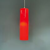 Suspension Murano Venini 486b par Paolo Venini pour Venini & C., 1962, orange