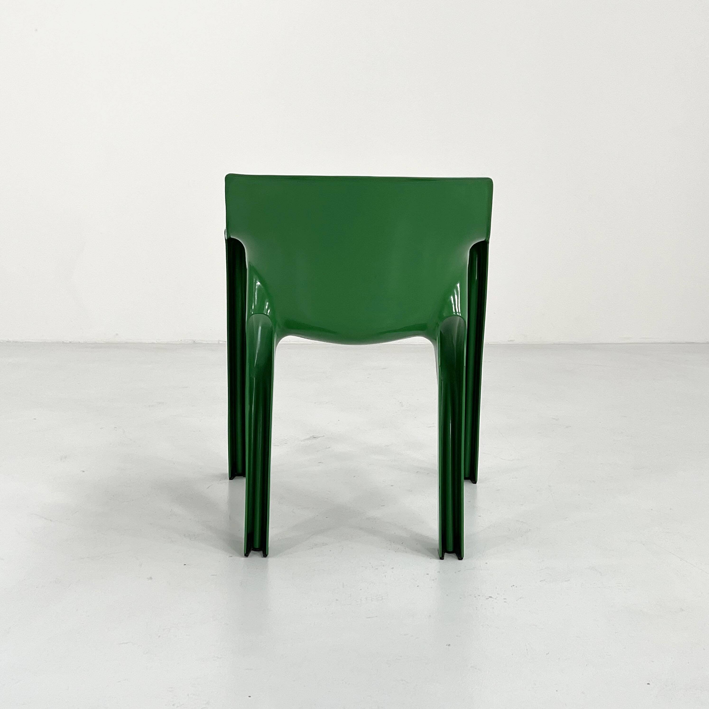 Chaise Gaudi Verte par Vico Magistretti pour Artemide, 1970