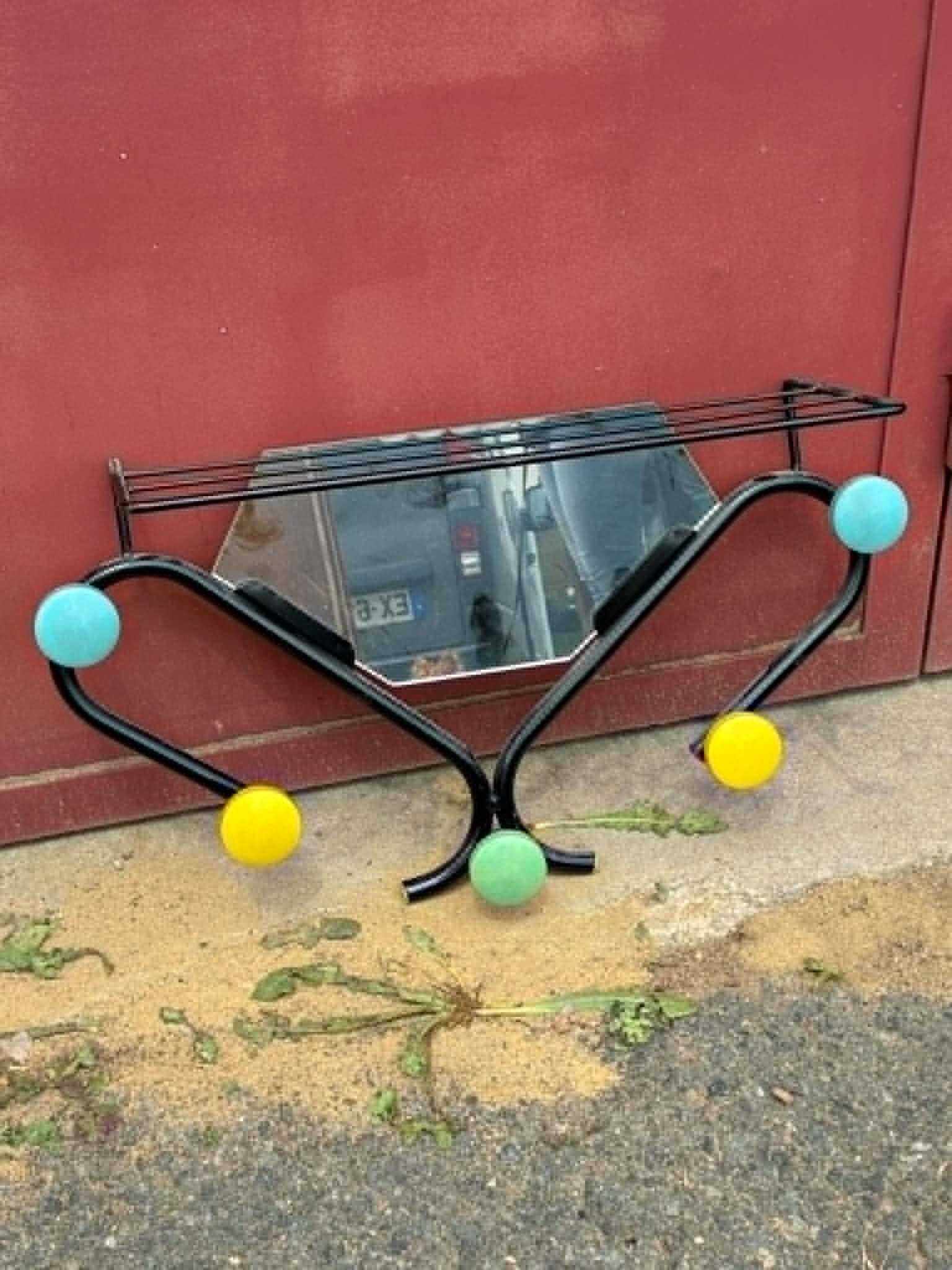 Wall coat rack