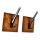 2 patères vintage
