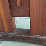 Antique vintage solid oak monastery farmhouse table