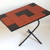 Side table or pedestal table Popular art 1960s