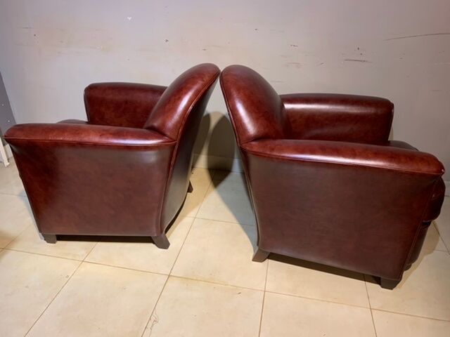 Pair of club chairs