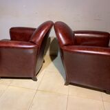 Pair of club chairs