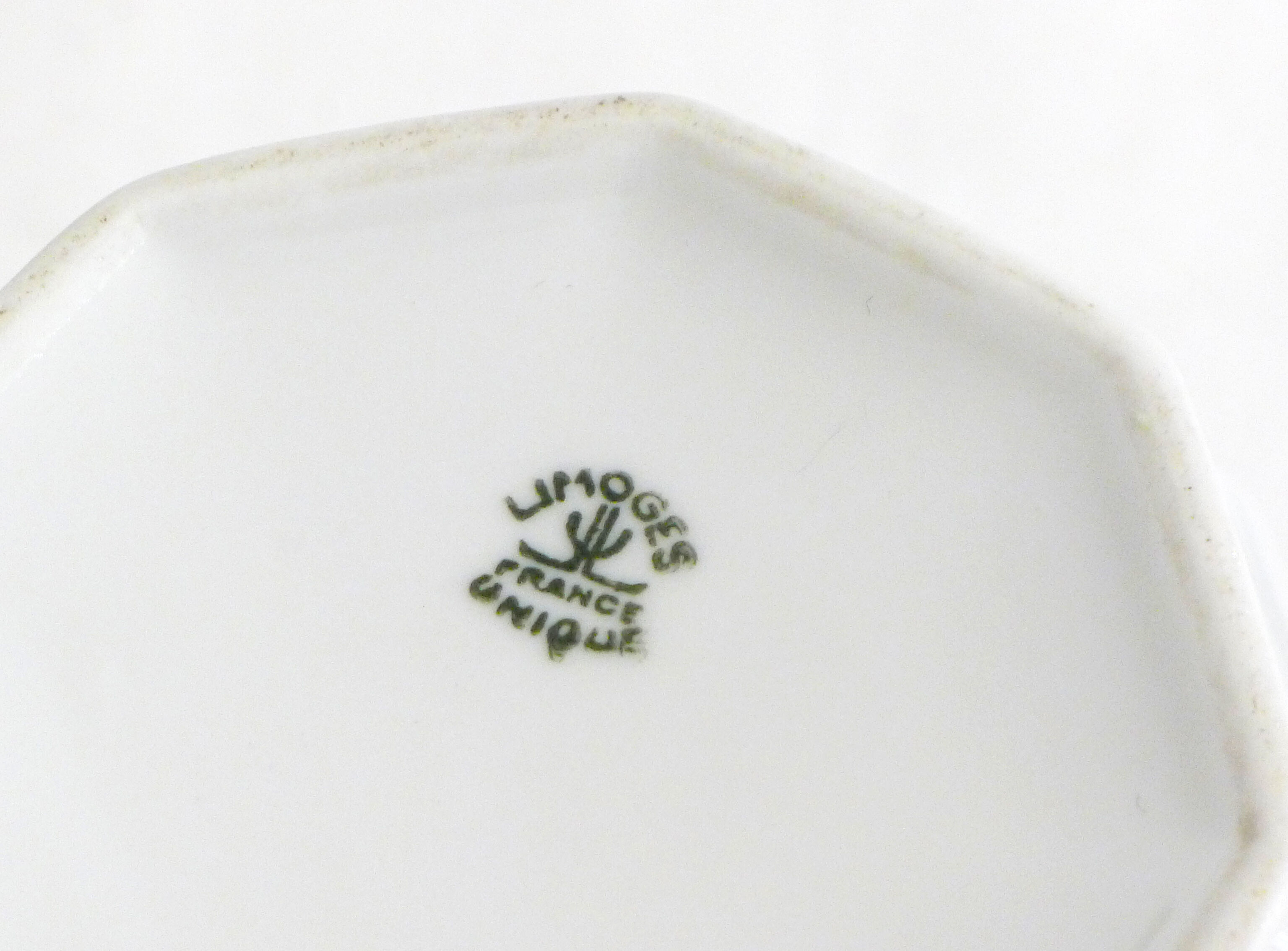TLB Limoges Porcelain Art Deco Sugar