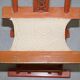 Chaise pliante chinoise antique avec sculptures, vers 1900-1920