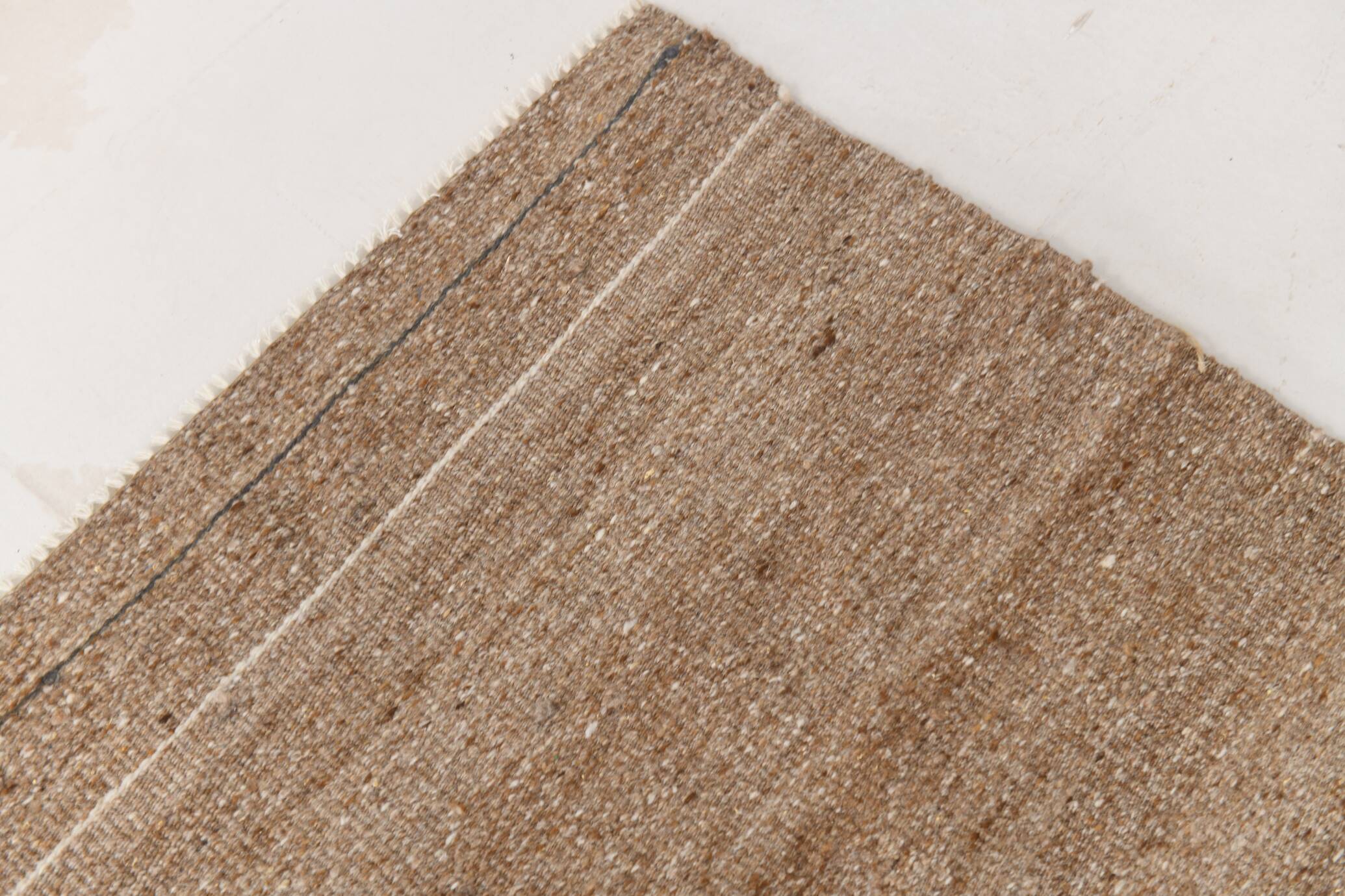 8x11 Bronze & Beige Ethnic Vintage Kilim Rug, 241x350Cm