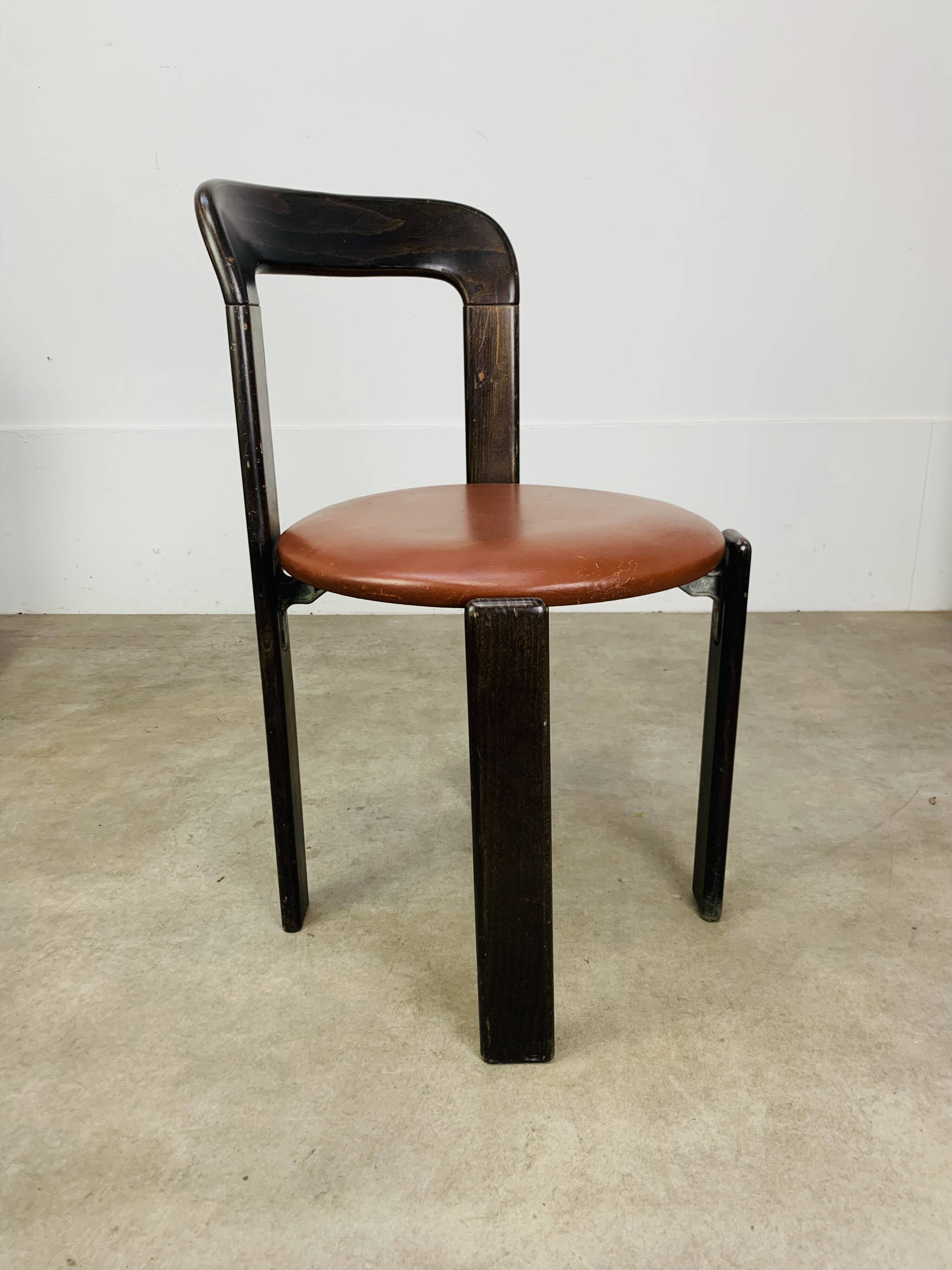 8 Bruno Rey chairs for Dietiker, workshop "Chair from Stein am Rhein"