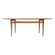 Table basse en bois vintage, mid century, tchèque, Nabytec
