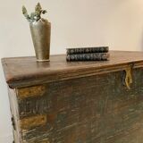Old Indian wooden chest